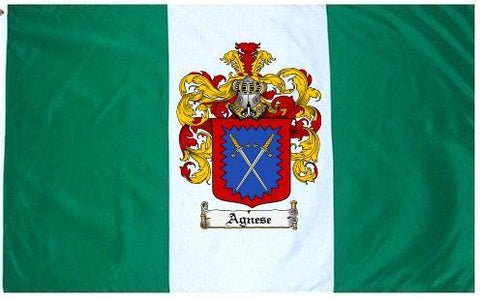 Agnese family crest coat of arms flag