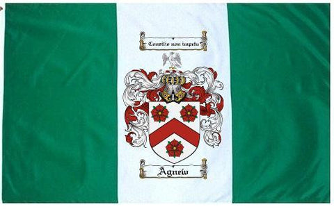 Agnew family crest coat of arms flag