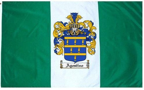 Agostino family crest coat of arms flag