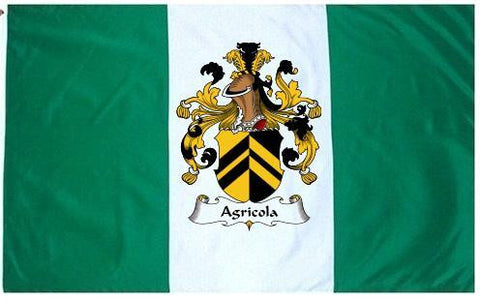 Agricola family crest coat of arms flag