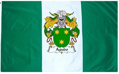 Agudo family crest coat of arms flag