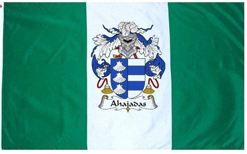 Ahajadas family crest coat of arms flag