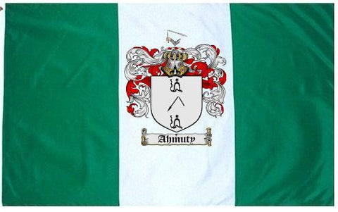 Ahmuty family crest coat of arms flag