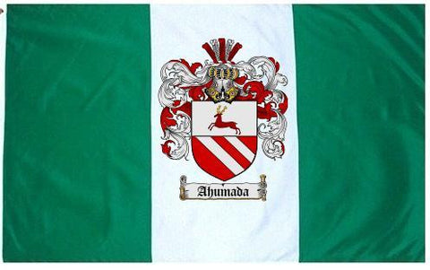 Ahumada family crest coat of arms flag