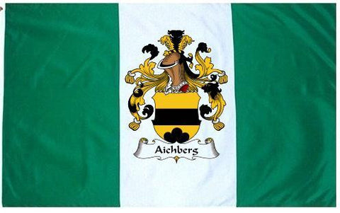 Aichberg family crest coat of arms flag