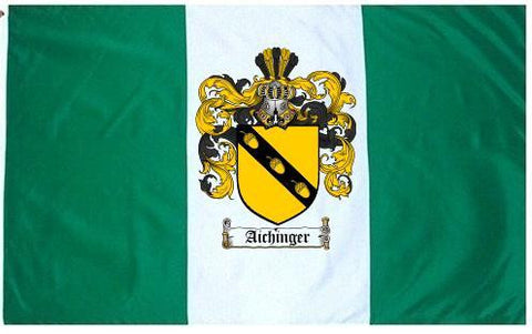 Aichinger family crest coat of arms flag