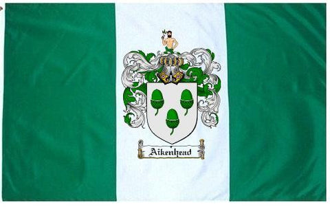 Aikenhead family crest coat of arms flag