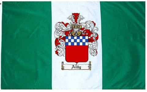 Ailly family crest coat of arms flag