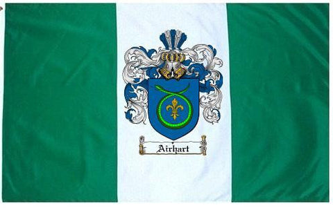 Airhart family crest coat of arms flag