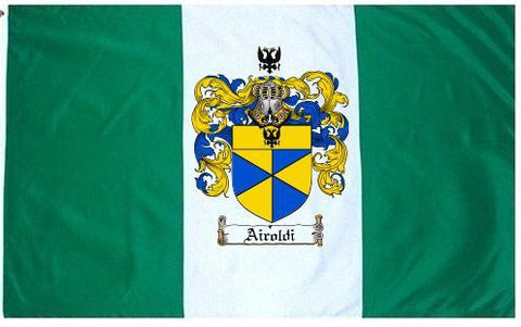 Airoldi family crest coat of arms flag