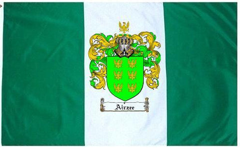 Airzee family crest coat of arms flag