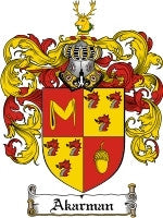 Akarman coat of arms family crest download