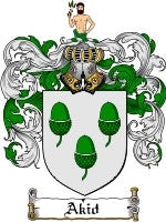 Akid coat of arms family crest download