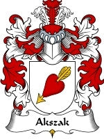 Akszak coat of arms family crest download