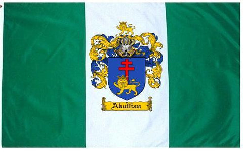 Akullian family crest coat of arms flag