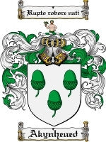 Akynheued coat of arms family crest download