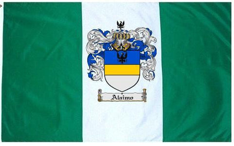 Alaimo family crest coat of arms flag