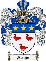 Alains coat of arms family crest download