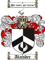 Alaisder coat of arms family crest download