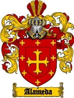 Alameda coat of arms family crest download