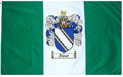 Aland family crest coat of arms flag