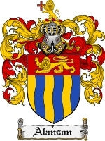 Alanson coat of arms family crest download