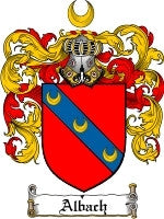 Albach coat of arms family crest download