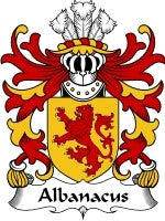 Albanacus coat of arms family crest download