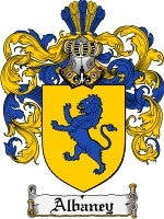 Albaney coat of arms family crest download