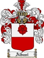 Albani coat of arms family crest download
