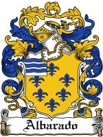 Albarado coat of arms family crest download