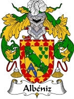 Albeniz coat of arms family crest download