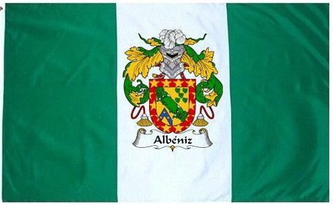 Albeniz family crest coat of arms flag