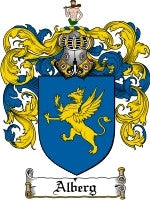 Alberg coat of arms family crest download