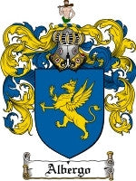 Albergo coat of arms family crest download