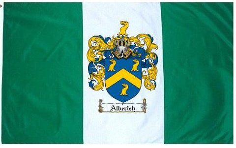 Alberich family crest coat of arms flag