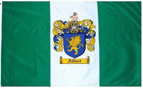 Albert family crest coat of arms flag