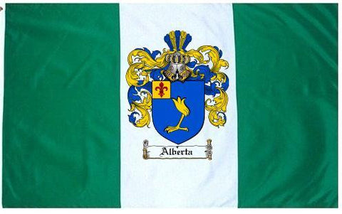 Alberta family crest coat of arms flag