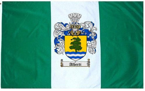 Alberti family crest coat of arms flag