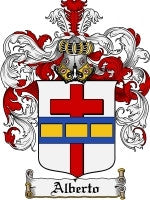 Alberto coat of arms family crest download