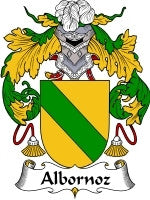 Albornoz coat of arms family crest download