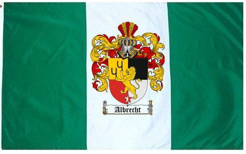 Albrecht family crest coat of arms flag