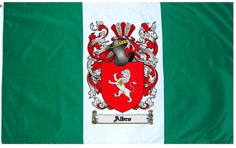 Albro family crest coat of arms flag