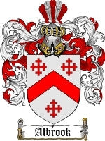 Albrook coat of arms family crest download