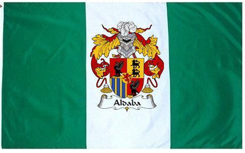 Aldaba family crest coat of arms flag