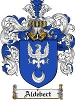 Aldebert coat of arms family crest download