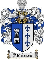 Aldecocea coat of arms family crest download