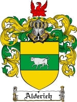 Alderich coat of arms family crest download