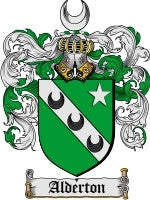 Alderton coat of arms family crest download