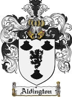 Aldington coat of arms family crest download